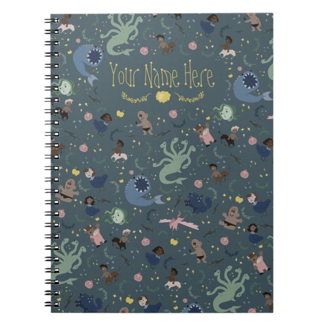 Mythical Creatures Spiral Notebook (Front)