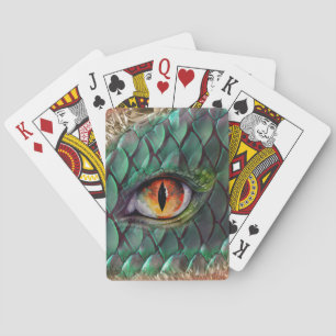 Mythical Dragon Eye Fantasy Playing Cards