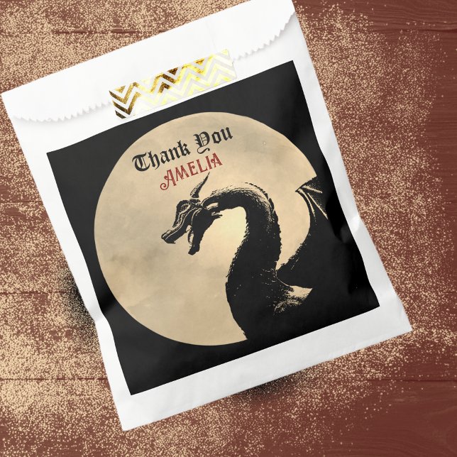 Mythical Dragon Personalized  Favour Bag (Creator Uploaded)