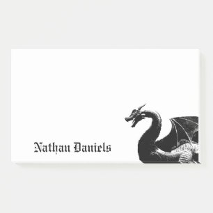 Mythical Dragon Personalized Post-it Notes