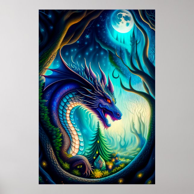 Mythical Dragons Poster (Front)