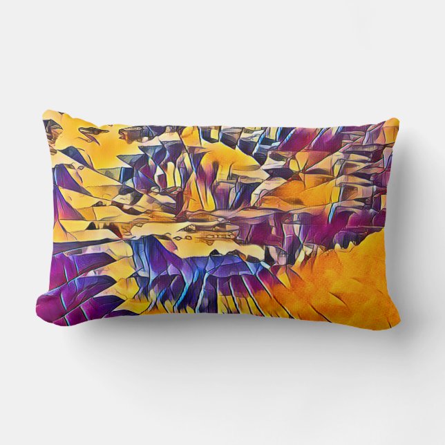 MYTHICAL FANTASY ABSTRACT    THROW PILLOW (Front)