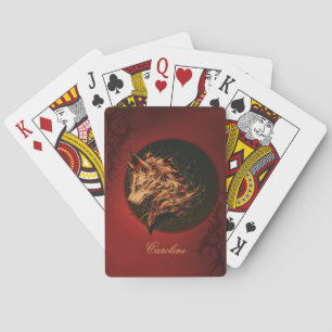 Mythical fantasy animal playing cards