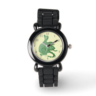 mythical fantasy creature cute green dragon watch