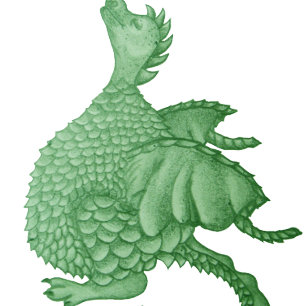 mythical fantasy creature cute green dragon watch