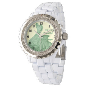 mythical fantasy creature cute green dragon watch