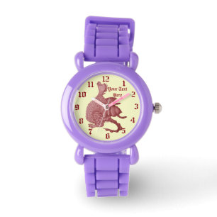 mythical fantasy creature cute red dragon watch