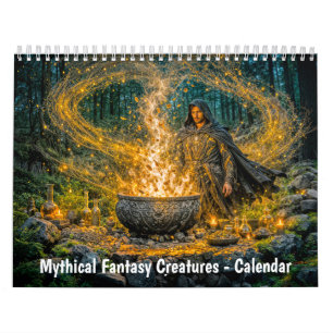 Mythical Fantasy Creatures Calendar