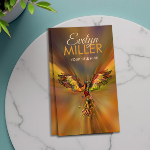 Mythical Fire Rising Phoenix Bird  Business Card