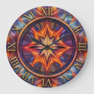 Mythical Fire Wall Clock