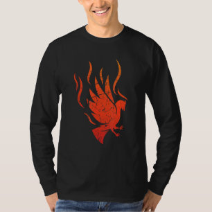 Mythical Firebird Phoenix Fire Flames Legend Bird  T-Shirt