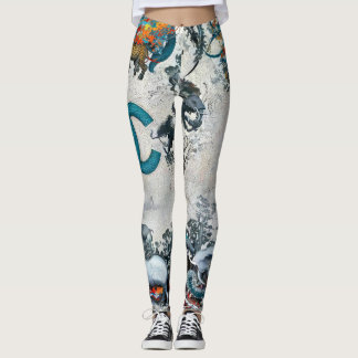 Mythical Jungle Leggings Luxury Fantasy