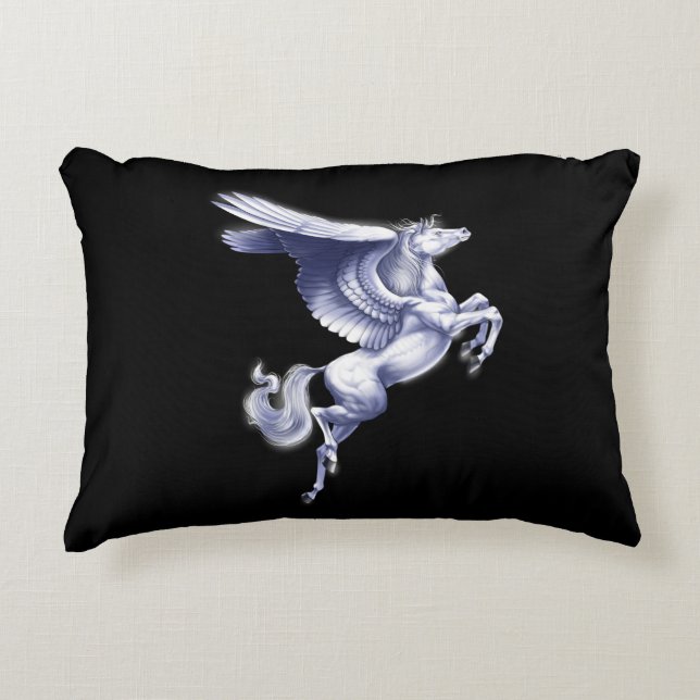 Mythical Pegasus Accent Pillow (Front)