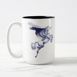 Mythical Pegasus Two-Tone Coffee Mug