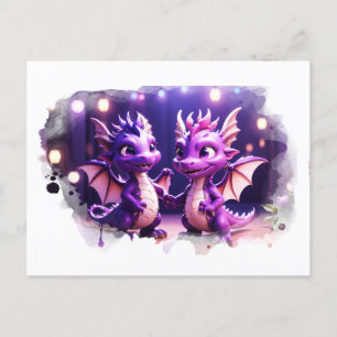 *~* Mythical PHOTO Invite Dragon AP48 Postcard