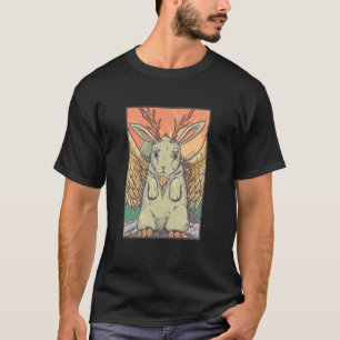 Mythical Rabbit Wolpertinger German Mythology Art T-Shirt