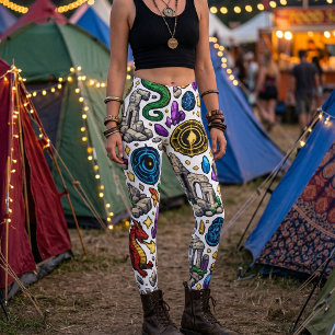Mythical Realms Pattern Leggings