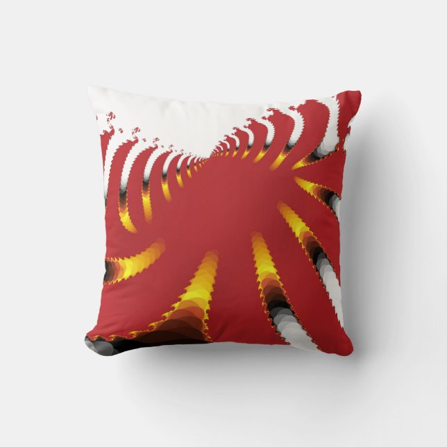 MYTHICAL SEA ANEMONE THROW PILLOW (Front)