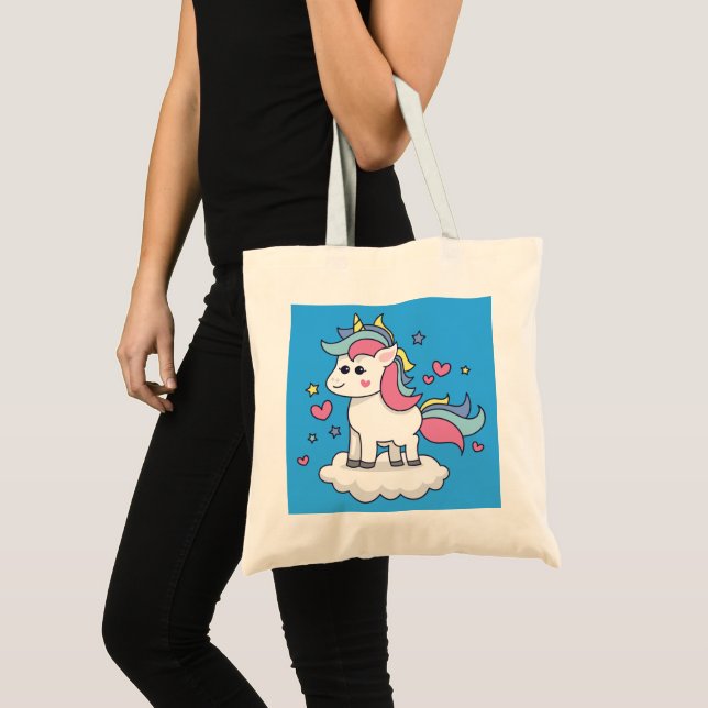 Mythical Unicorn Tote Bag (Front (Product))