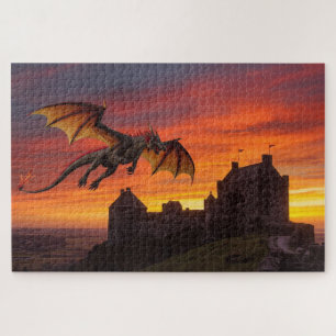 Mythical Welsh Dragon Jigsaw Puzzle