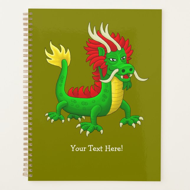 Mythological Chinese Dragon Planner (Front)