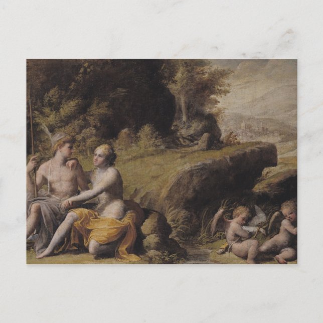 Mythological Scene Postcard (Front)