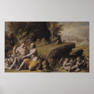 Mythological Scene Poster