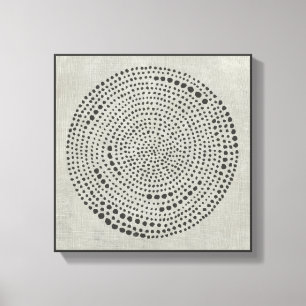 Mythos - Circle Canvas Print