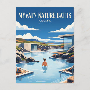 Myvatn Nature Baths Iceland Postcard