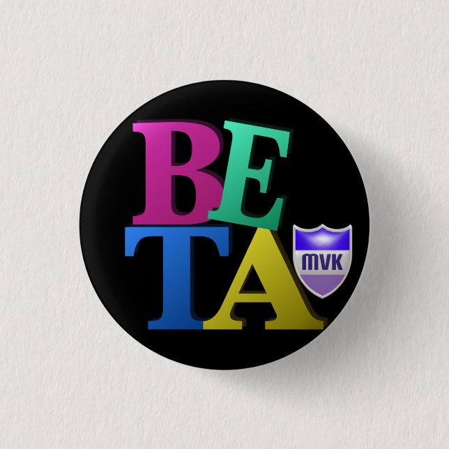 MyVirtualKingdom Beta Player Button (Front)