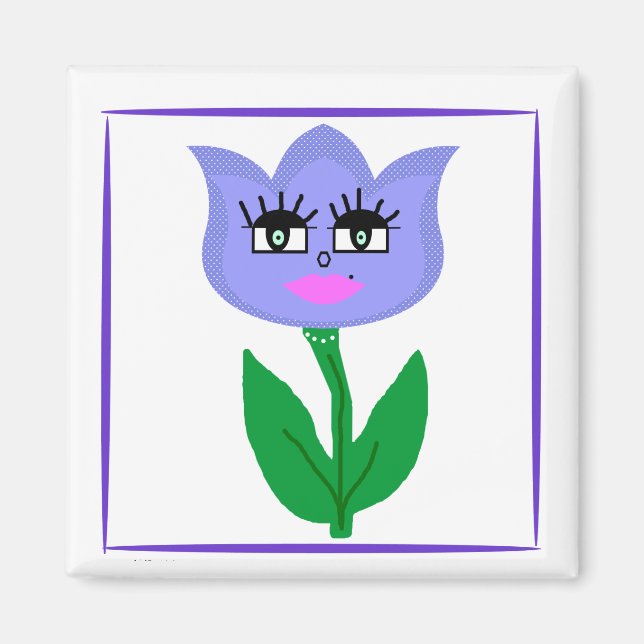 Mz Tulip magnet (Front)