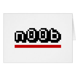 n00b greeting card