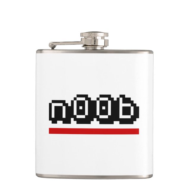 n00b hip flask (Front)