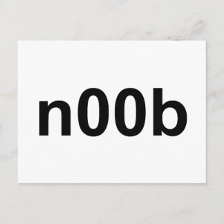 n00b postcard