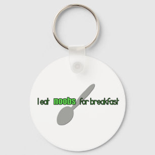 N00bs for Breakfast Keychain