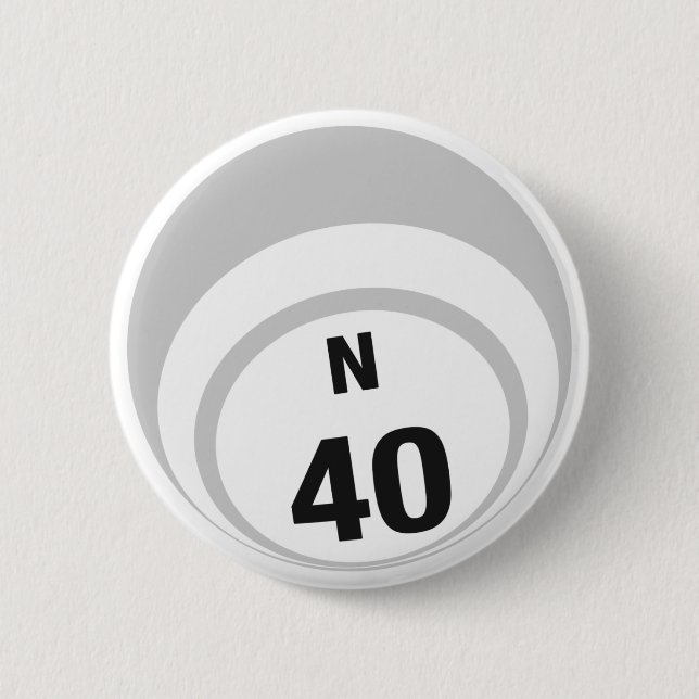 N40 Bingo Ball button (Front)
