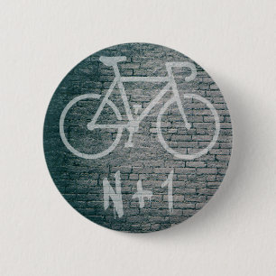N+1 Bike Graffiti 2 Inch Round Button