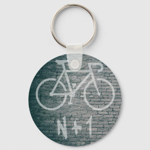 N+1 Bike Graffiti Keychain