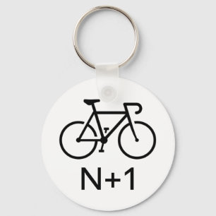 N+1 Bike Keychain