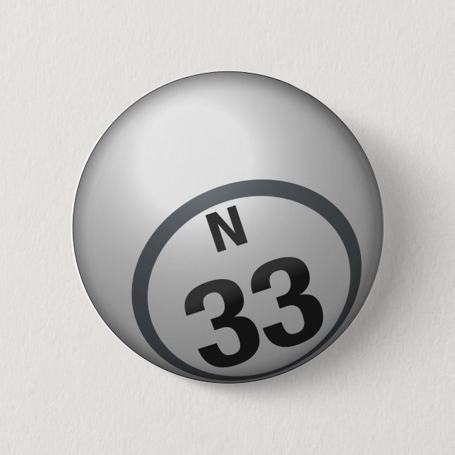 N 33 bingo button (Front)