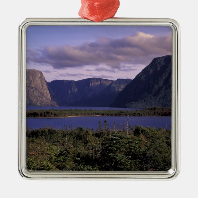 N.A., Canada, Newfoundland, Gros Morne National 2 Metal Ornament (Front)