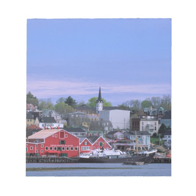 N.A. Canada, Nova Scotia. A view of Lunenburg, a Notepad (Front)