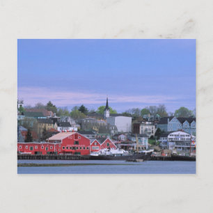 N.A. Canada, Nova Scotia. A view of Lunenburg, a Postcard