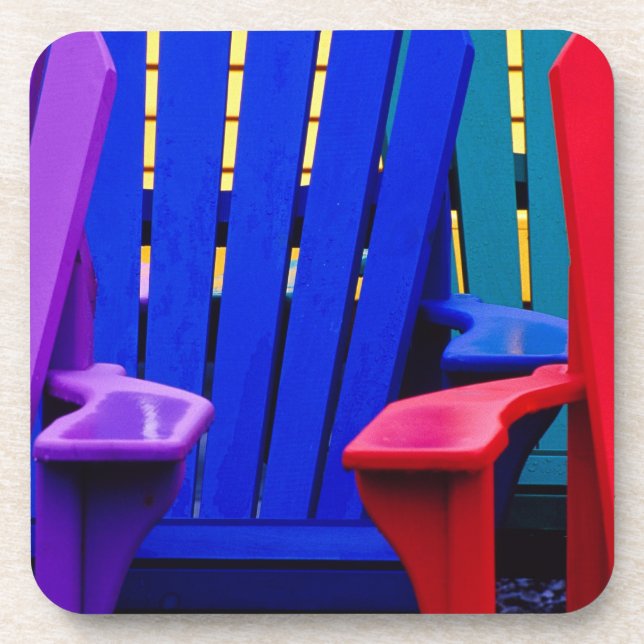 N.A. Canada, Nova Scotia, Bridgewater. Colourful 2 Coaster (Front)