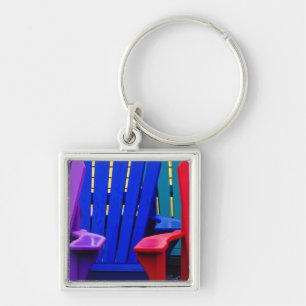 N.A. Canada, Nova Scotia, Bridgewater. Colourful 2 Keychain