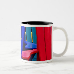 N.A. Canada, Nova Scotia, Bridgewater. Colourful 2 Two-Tone Coffee Mug