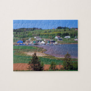 N.A. Canada, Prince Edward Island. Boats are Jigsaw Puzzle