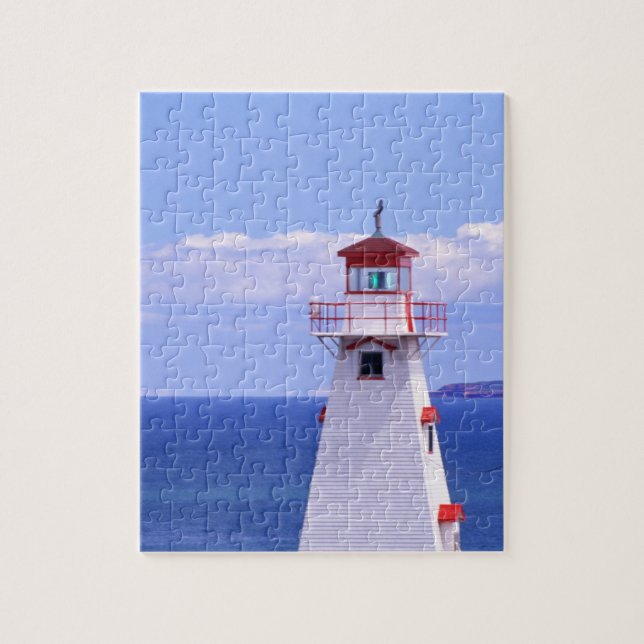 N.A. Canada, Prince Edward Island. Cape Tryon Jigsaw Puzzle (Vertical)
