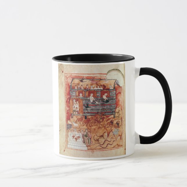 N.A.L 2334 fol.10v Noah's Ark, from 'De Tours Pent Mug (Right)