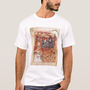 N.A.L 2334 fol.10v Noah's Ark, from 'De Tours Pent T-Shirt